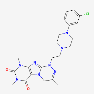 molecular formula C22H27ClN8O2 B2580165 C22H27ClN8O2 CAS No. 923673-63-6