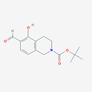 tert-Butyl 6-formyl-5-hydroxy-3,4-dihydroisoquinoline-2(1H)-carboxylate