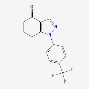 1-(4-Trifluoromethylphenyl)-1,5,6,7-tetrahydro-indazol-4-one