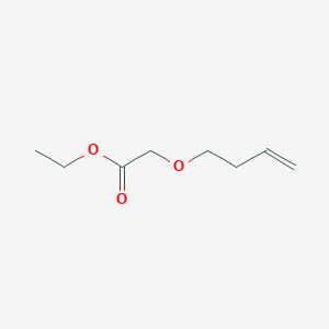molecular formula C8H14O3 B2580346 Ethyl 2-(but-3-en-1-yloxy)acetate CAS No. 85428-65-5