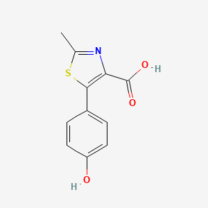 5-(4-Hydroxyphenyl)-2-methyl-1,3-thiazole-4-carboxylic acid