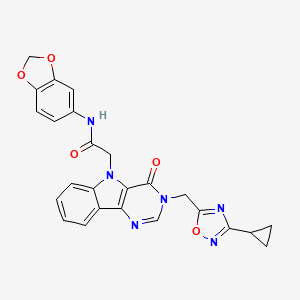 1-(2-Fluorophenyl)-4-{[2-(5-methyl-2-thienyl)-1,3-thiazol-4-yl]carbonyl}piperazine
