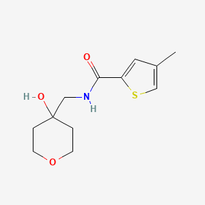 N-((4-hydroxytetrahydro-2H-pyran-4-yl)methyl)-4-methylthiophene-2-carboxamide