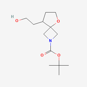 tert-Butyl 8-(2-hydroxyethyl)-5-oxa-2-azaspiro[3.4]octane-2-carboxylate