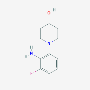 1-(2-Amino-3-fluorophenyl)piperidin-4-ol