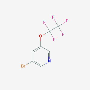 3-Bromo-5-(1,1,2,2,2-pentafluoroethoxy)pyridine