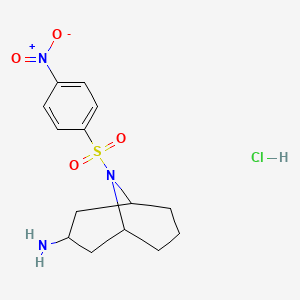 9-(4-Nitrobenzenesulfonyl)-9-azabicyclo[3.3.1]nonan-3-amine hydrochloride