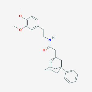 N-[2-(3,4-dimethoxyphenyl)ethyl]-2-(3-phenyladamantanyl)acetamide