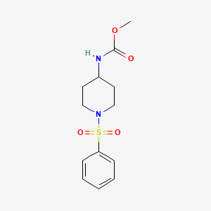 methyl N-[1-(benzenesulfonyl)piperidin-4-yl]carbamate