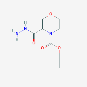 Tert-butyl 3-(hydrazinecarbonyl)morpholine-4-carboxylate
