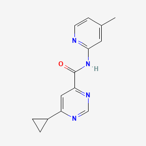 6-Cyclopropyl-N-(4-methylpyridin-2-yl)pyrimidine-4-carboxamide