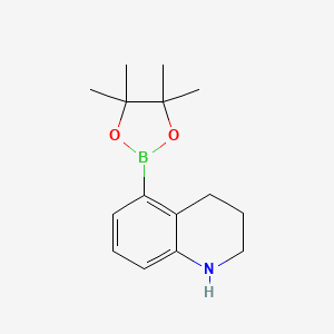 5-(4,4,5,5-tetraMethyl-1,3,2-dioxaborolan-2-yl)-1,2,3,4-tetrahydroquinoline