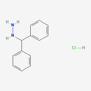 molecular formula C13H15ClN2 B2580568 Benzhydrylhydrazine hydrochloride CAS No. 96329-22-5