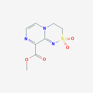 Methyl 2,2-dioxo-3,4-dihydropyrazino[2,1-c][1,2,4]thiadiazine-9-carboxylate
