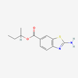 Butan-2-yl 2-amino-1,3-benzothiazole-6-carboxylate