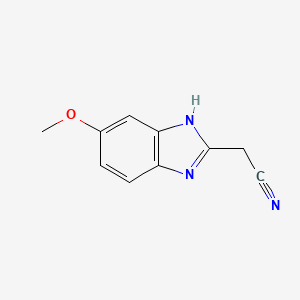 molecular formula C10H9N3O B2580672 2-(Cyanomethyl)-5-methoxybenzimidazole CAS No. 63928-15-4