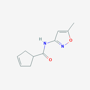 N-(5-methylisoxazol-3-yl)cyclopent-3-ene-1-carboxamide
