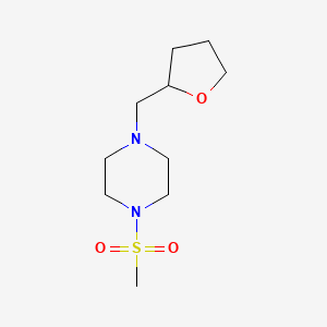 1-Methanesulfonyl-4-(oxolan-2-ylmethyl)piperazine