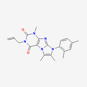 6-(2,4-Dimethylphenyl)-4,7,8-trimethyl-2-prop-2-enylpurino[7,8-a]imidazole-1,3-dione