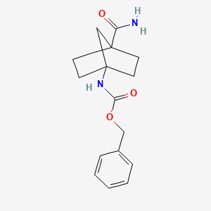 Benzyl (4-carbamoylbicyclo[2.2.1]heptan-1-yl)carbamate