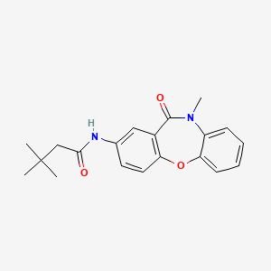 3,3-dimethyl-N-(10-methyl-11-oxo-10,11-dihydrodibenzo[b,f][1,4]oxazepin-2-yl)butanamide