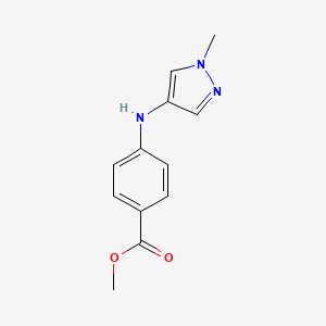 Methyl 4-[(1-methylpyrazol-4-yl)amino]benzoate