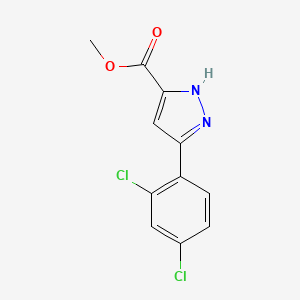 Methyl 5-(2,4-dichlorophenyl)pyrazole-3-carboxylate