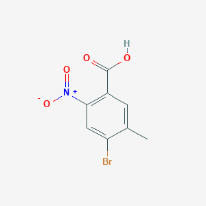 molecular formula C8H6BrNO4 B2580883 4-Bromo-5-Methyl-2-nitrobenzoic acid CAS No. 1708958-91-1