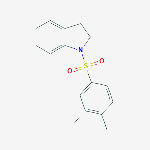 molecular formula C16H17NO2S B258089 [(3,4-Dimethylphenyl)sulfonyl]indoline 