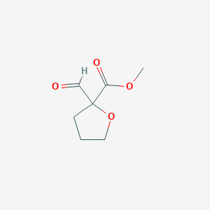 B2580986 Methyl 2-formyloxolane-2-carboxylate CAS No. 2219371-50-1