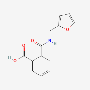 6-{[(2-Furylmethyl)amino]carbonyl}-3-cyclohexene-1-carboxylic acid