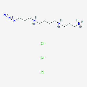 molecular formula C10H27Cl3N6 B2581197 N1-Azido-spermine.3HCl CAS No. 1823475-98-4