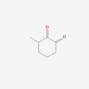 molecular formula C7H10O2 B025814 3-甲基环己烷-1,2-二酮 CAS No. 3008-43-3