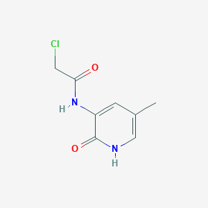 B2581419 2-Chloro-N-(5-methyl-2-oxo-1H-pyridin-3-yl)acetamide CAS No. 2222512-06-1