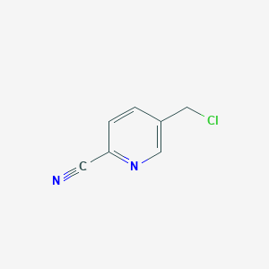 molecular formula C7H5ClN2 B025816 5-(CHLOROMETHYL)PICOLINONITRILE CAS No. 105954-37-8