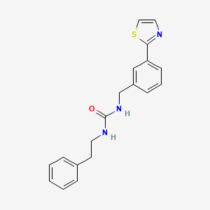 1-Phenethyl-3-(3-(thiazol-2-yl)benzyl)urea