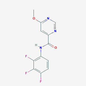 6-methoxy-N-(2,3,4-trifluorophenyl)pyrimidine-4-carboxamide
