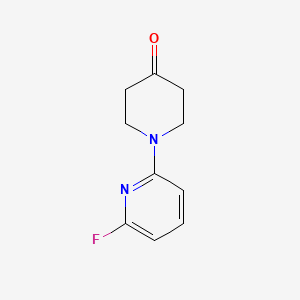 molecular formula C10H11FN2O B2581854 1-(6-Fluoropyridin-2-yl)piperidin-4-one CAS No. 339096-62-7