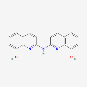 molecular formula C18H13N3O2 B2581928 2,2'-Iminodiquinolin-8-ol CAS No. 85139-11-3
