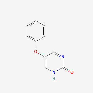 molecular formula C10H8N2O2 B2581952 2(1H)-Pyrimidinone, 5-phenoxy- CAS No. 41963-98-8