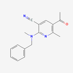 5-Acetyl-2-[benzyl(methyl)amino]-6-methylnicotinonitrile