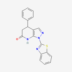 molecular formula C19H14N4OS B2582372 Neurotoxin Inhibitor 