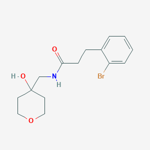 molecular formula C15H20BrNO3 B2582389 3-(2-bromophenyl)-N-[(4-hydroxyoxan-4-yl)methyl]propanamide CAS No. 1798489-42-5
