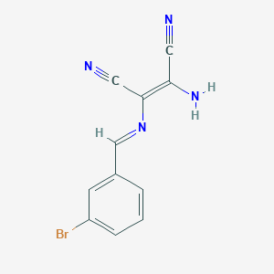 (Z)-2-amino-3-[(3-bromophenyl)methylideneamino]but-2-enedinitrile