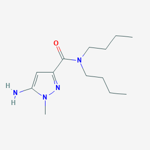 5-amino-N,N-dibutyl-1-methyl-1H-pyrazole-3-carboxamide