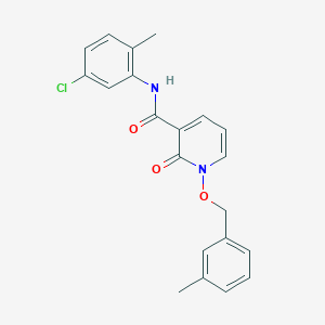 N-(5-chloro-2-methylphenyl)-1-((3-methylbenzyl)oxy)-2-oxo-1,2-dihydropyridine-3-carboxamide