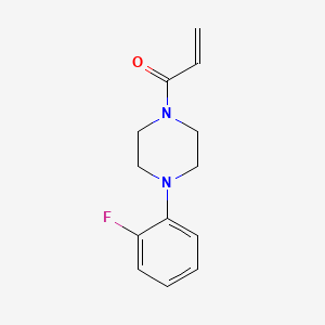 molecular formula C13H15FN2O B2582636 1-[4-(2-Fluorophenyl)piperazin-1-yl]prop-2-en-1-one CAS No. 1156699-95-4
