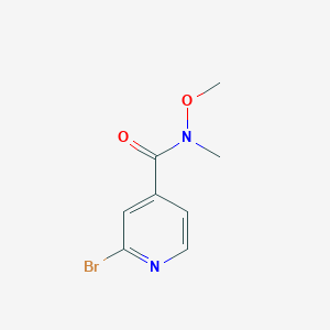 2-Bromo-N-methoxy-N-methylisonicotinamide