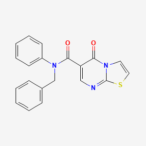 N-benzyl-5-oxo-N-phenyl-[1,3]thiazolo[3,2-a]pyrimidine-6-carboxamide