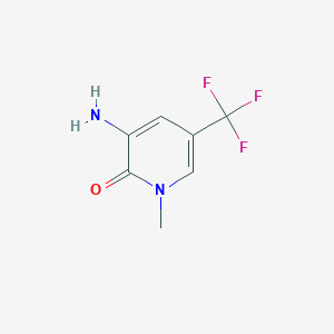 2(1H)-Pyridinone, 3-amino-1-methyl-5-(trifluoromethyl)-